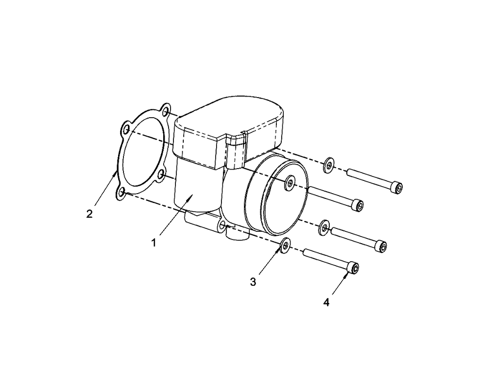 Engine Group - Intake Diagram and Parts List for 080087-00  Briggs and Stratton Generator